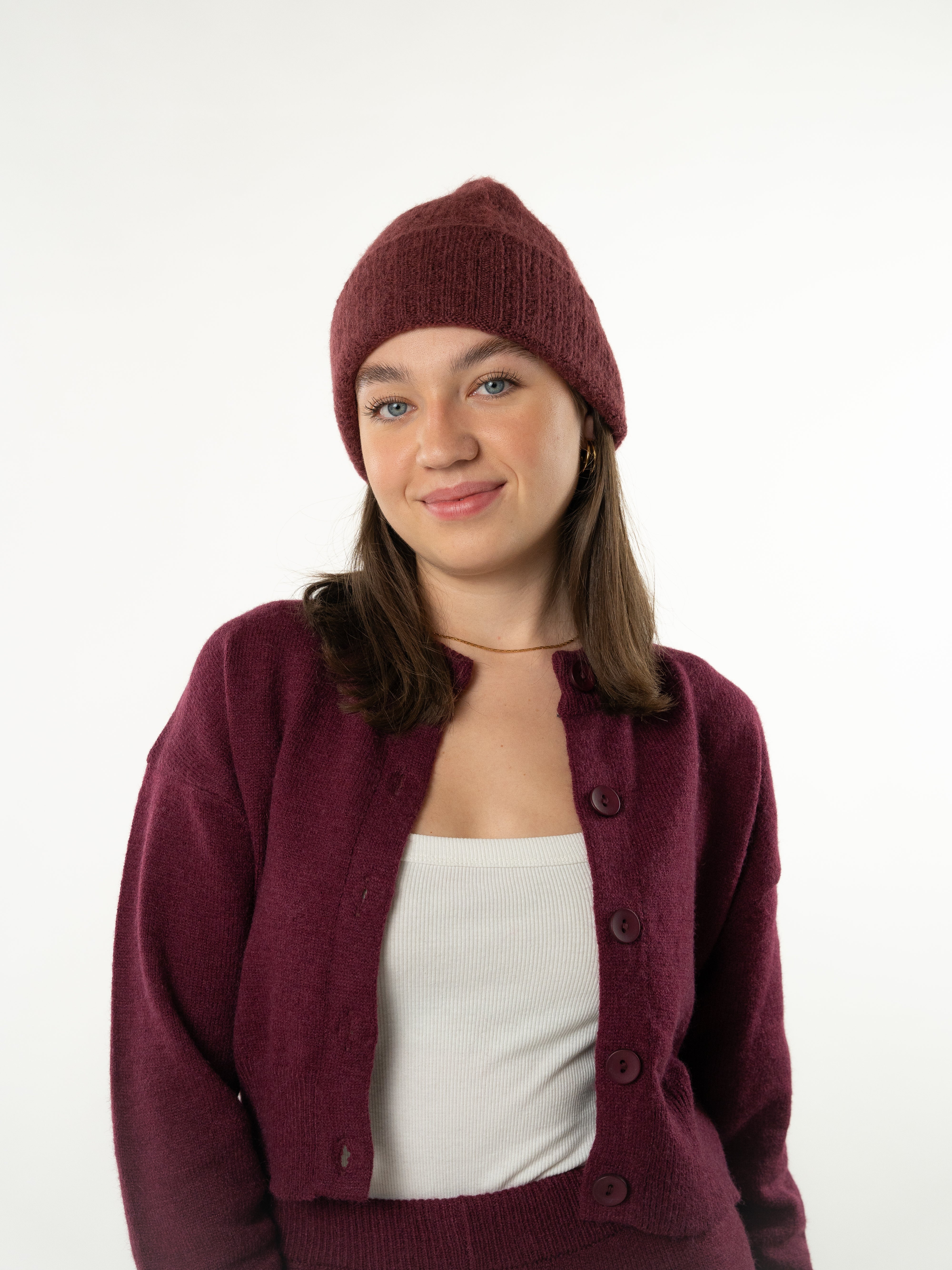 Basic Beanie - Bordeaux