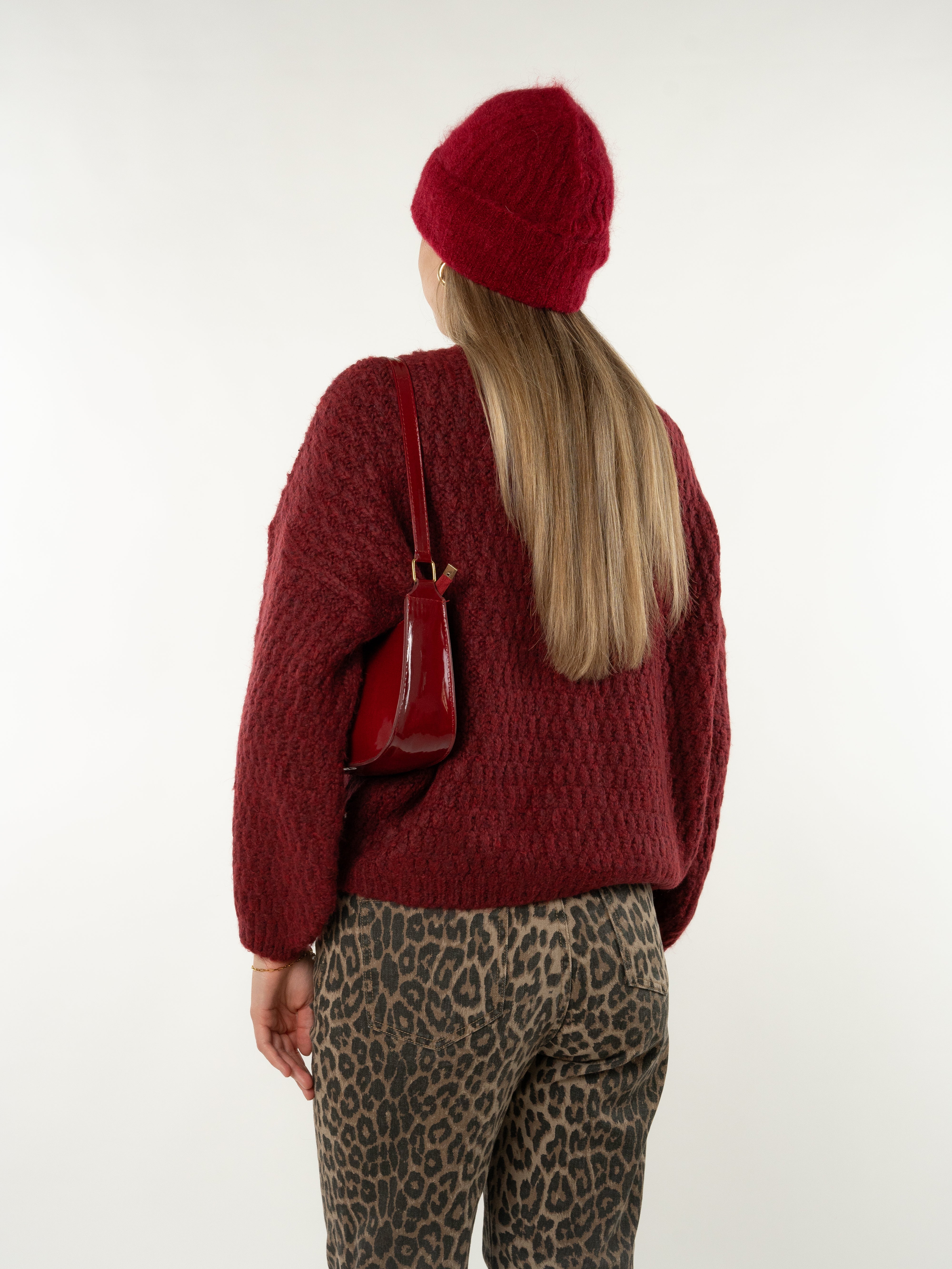Strickpullover Vivien - Bordeaux
