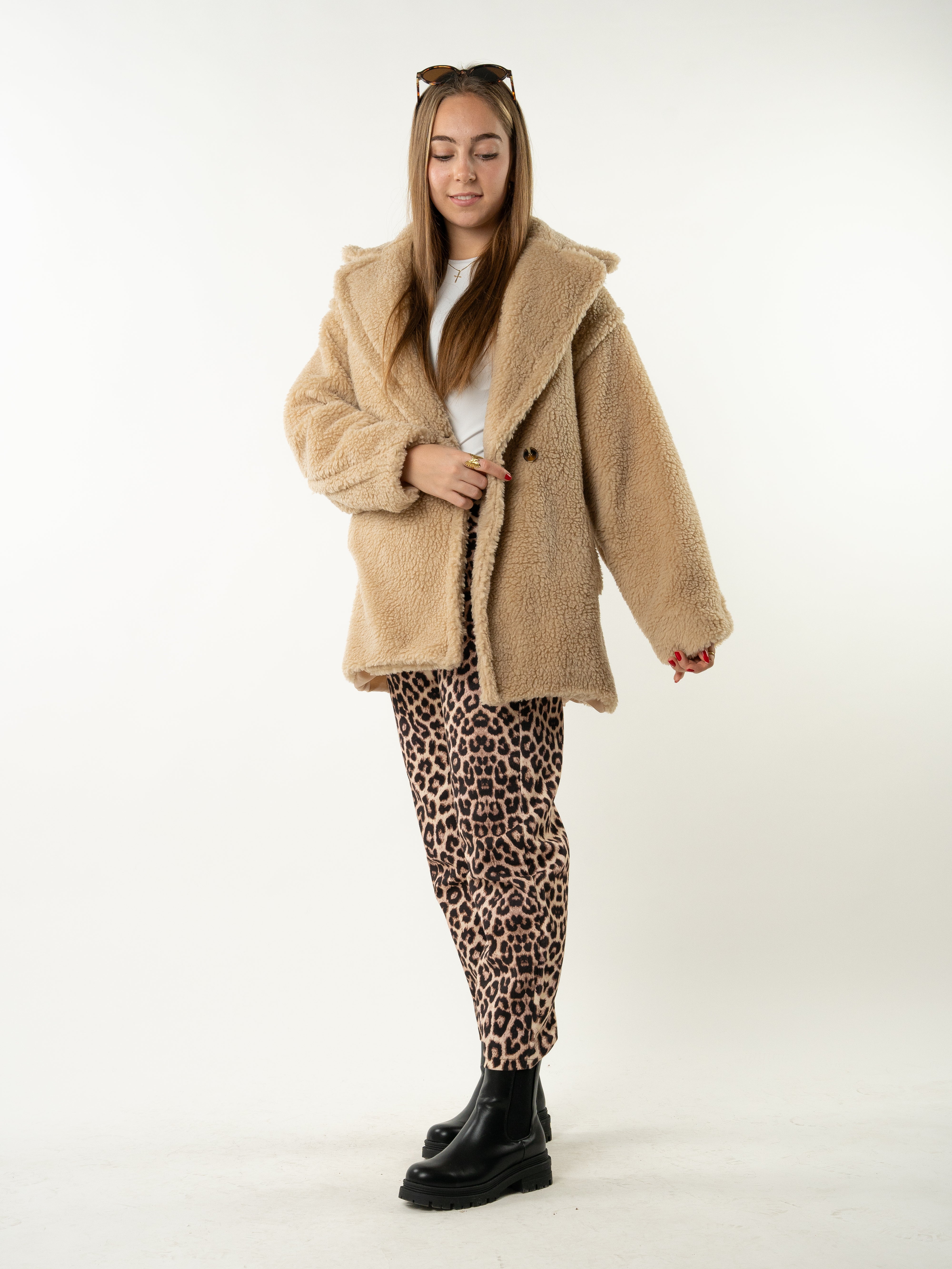 Teddycoat Laureen - Hellbraun