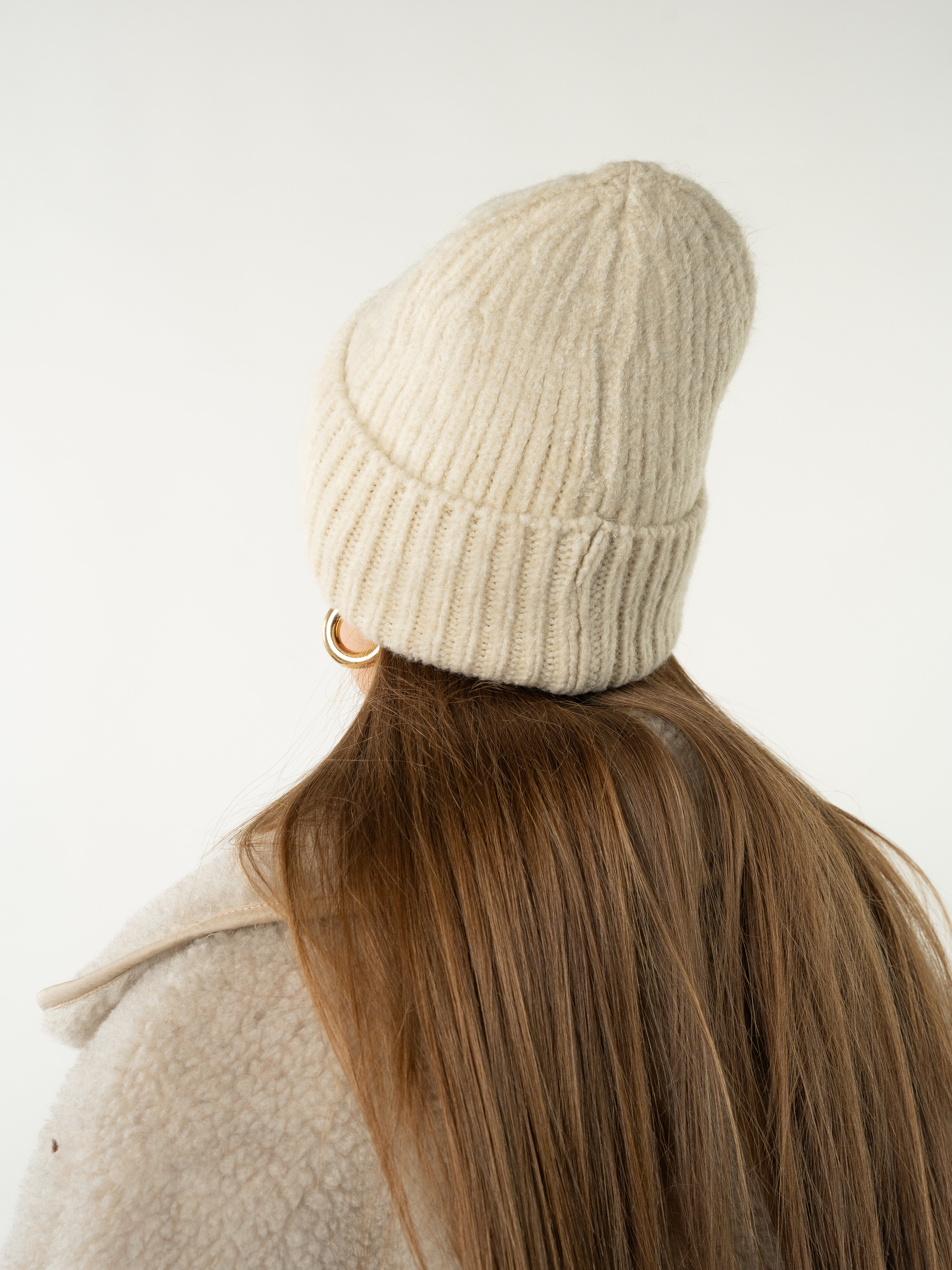 Nordic Beanie Arlo - Cremeweiß