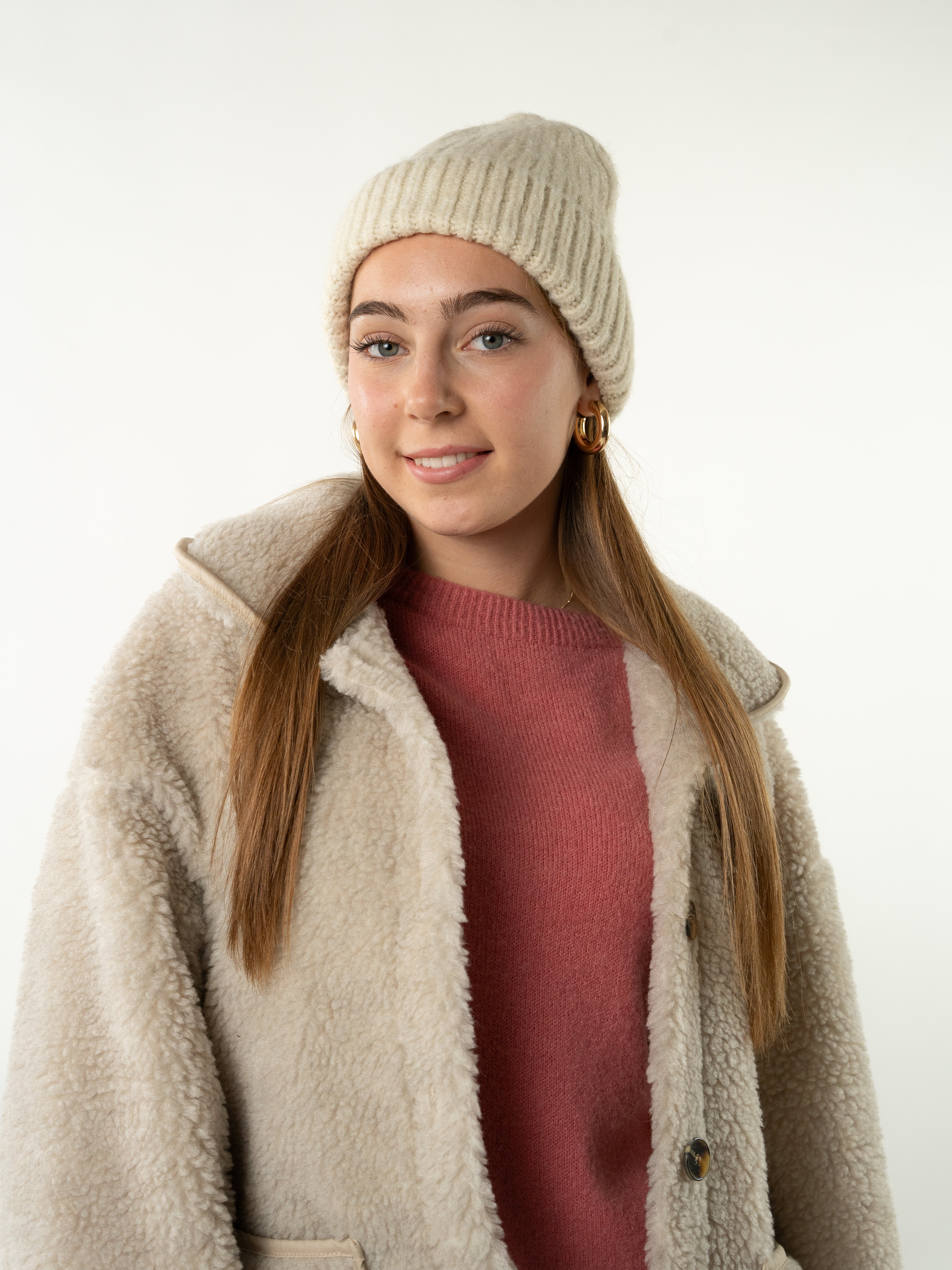 Nordic Beanie Arlo - Cremeweiß