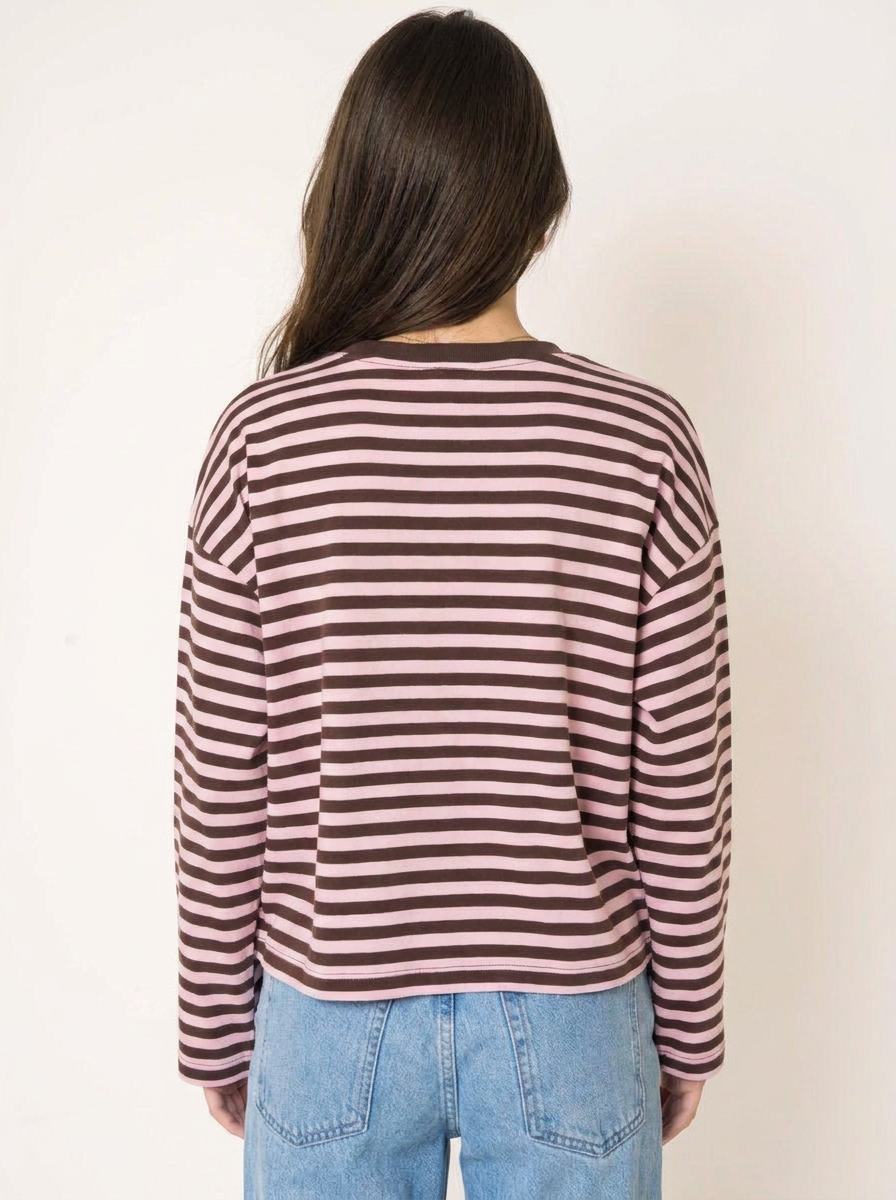 Oversized Longsleeve Cotton Rosa Choco