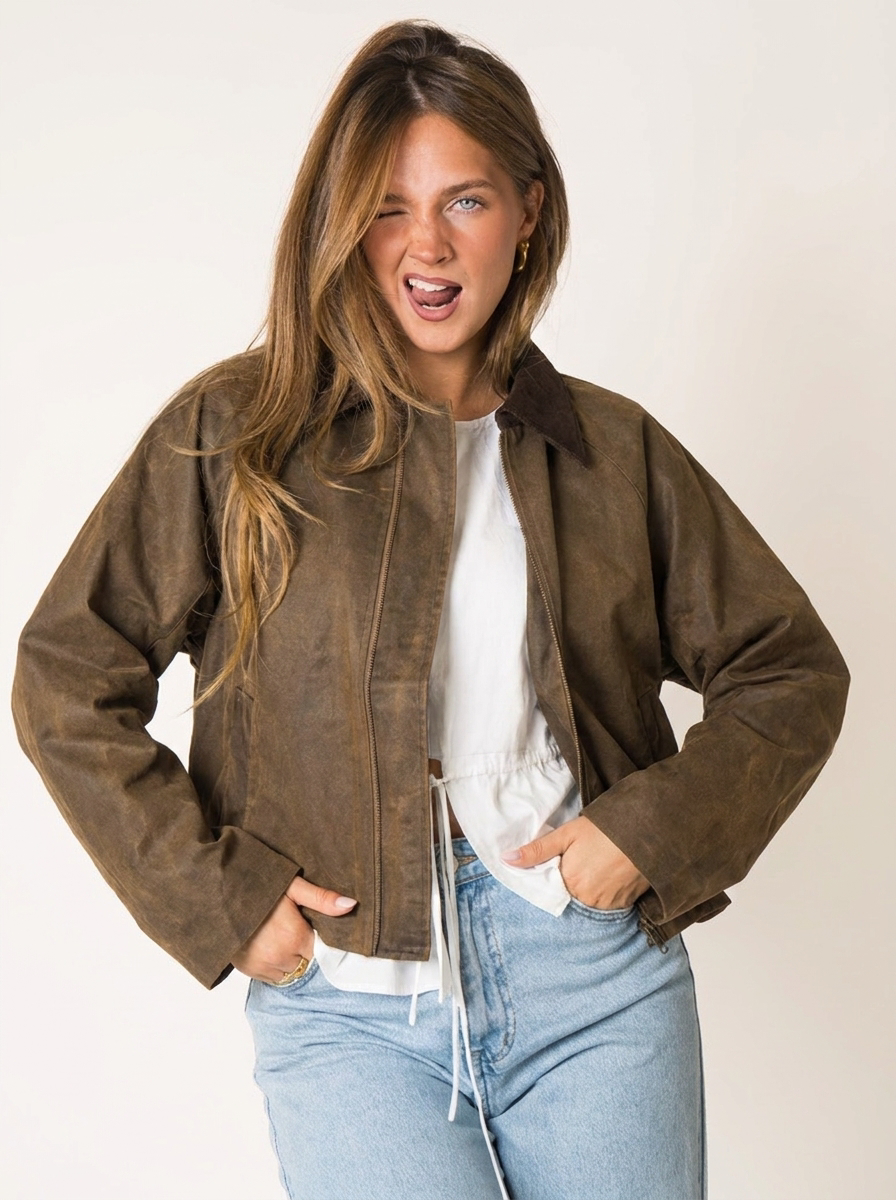 Espresso Wild Leather Jacket