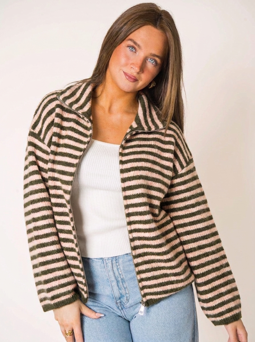 #Farbe_Khaki mit Rosa