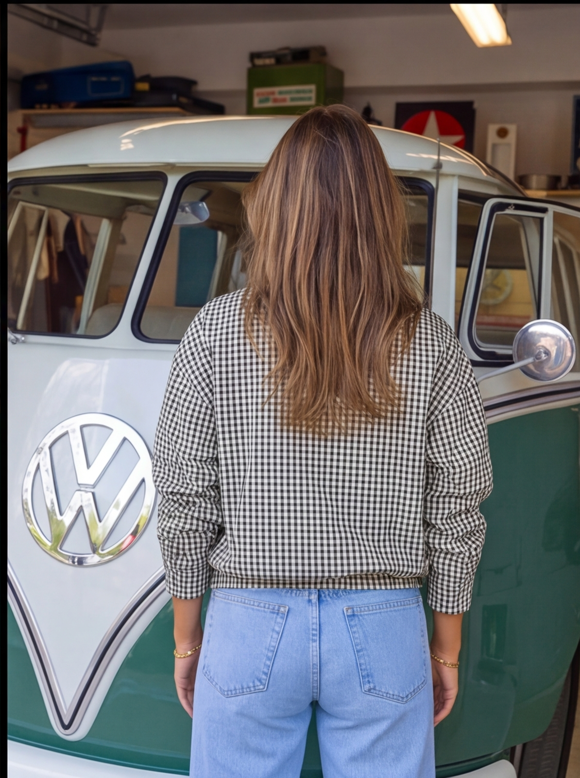 Pretty Much Trouble Plaid Jacket