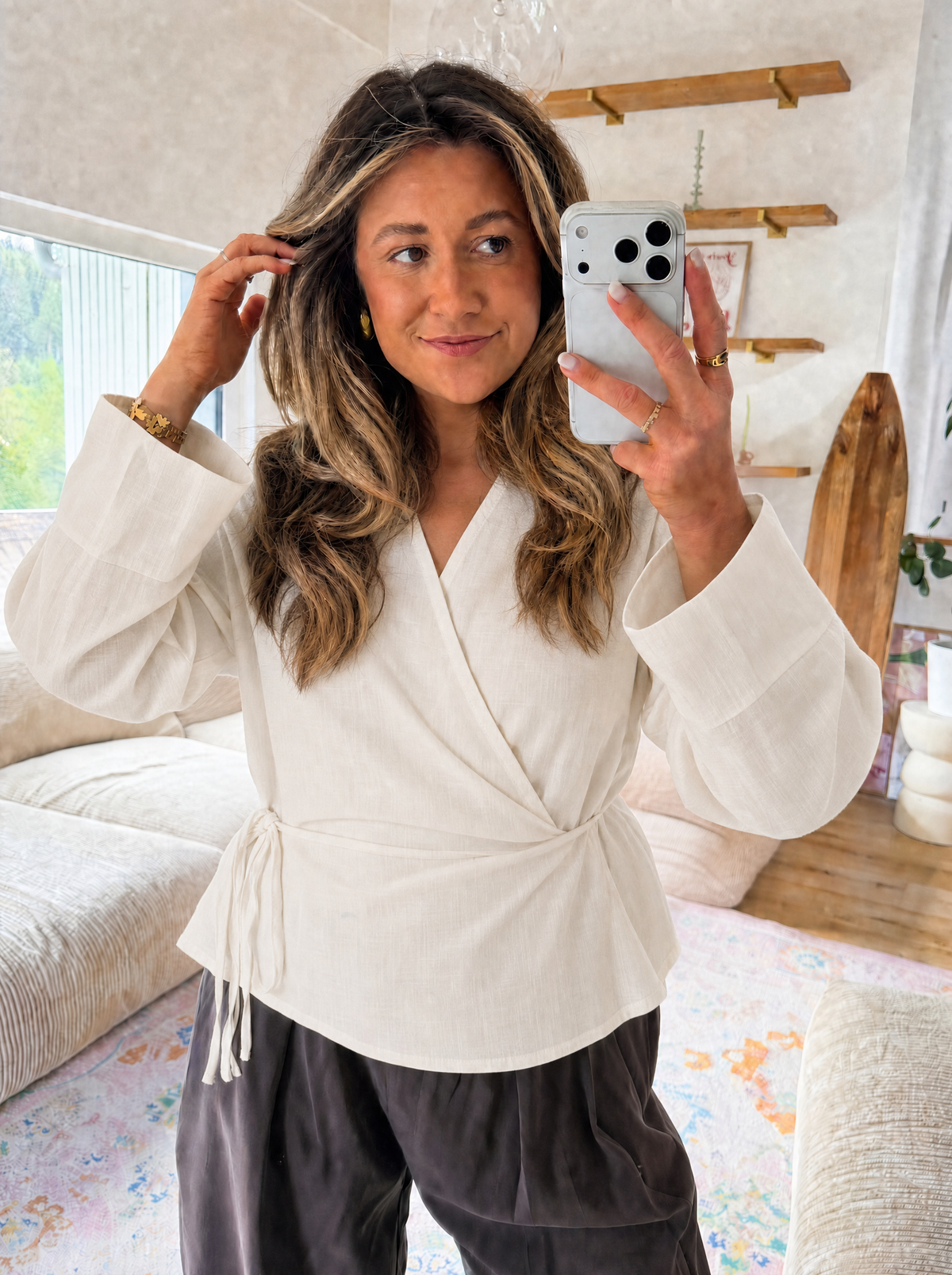 Beachside Linen Cardigan
