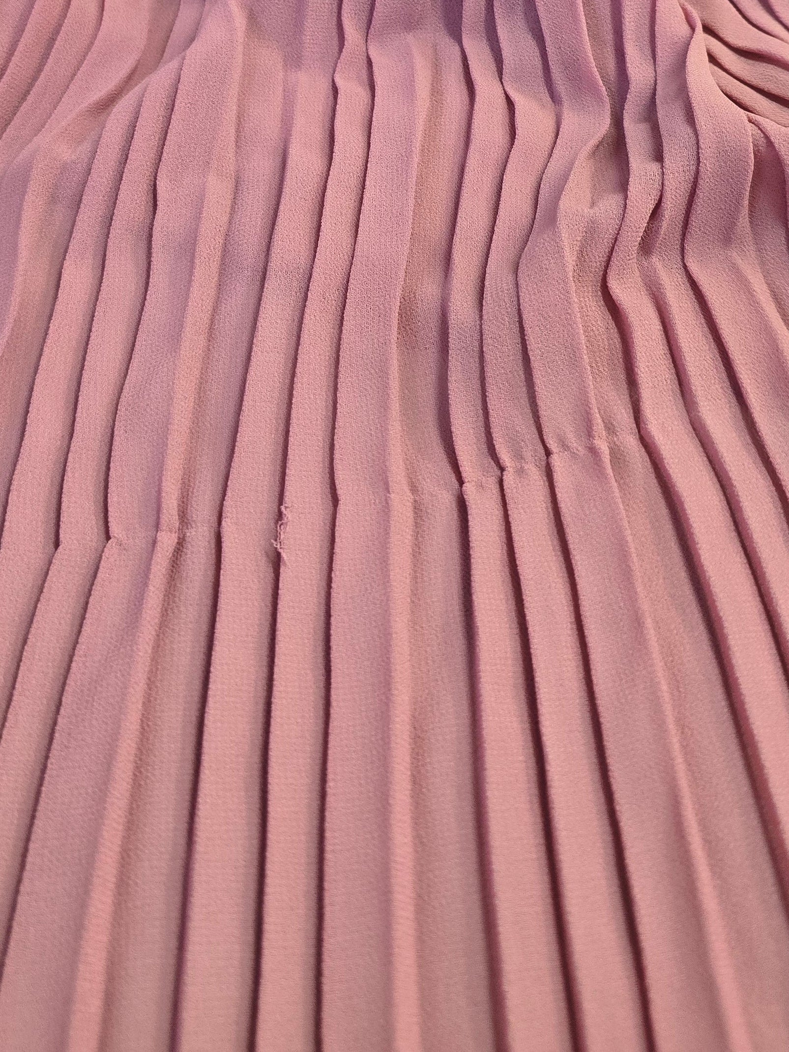 LUCKY DEAL 2199 Plissee Minikleid Kurzarm - Altrosa - vom Umtausch ausgeschlossen -