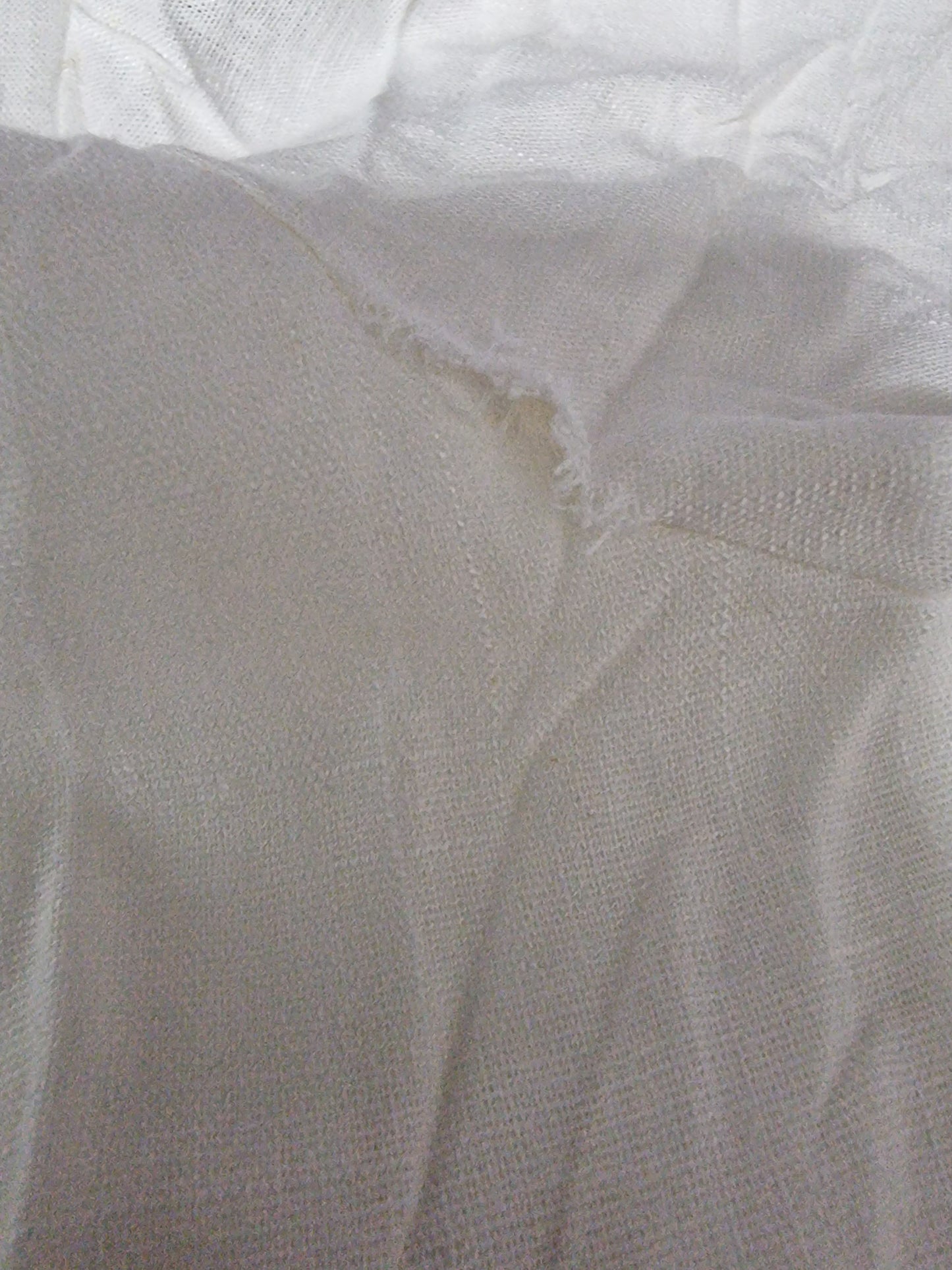 LUCKY DEAL 518 Cut Out Leinen Summer Dress - weiss - vom Umtausch ausgeschlossen -