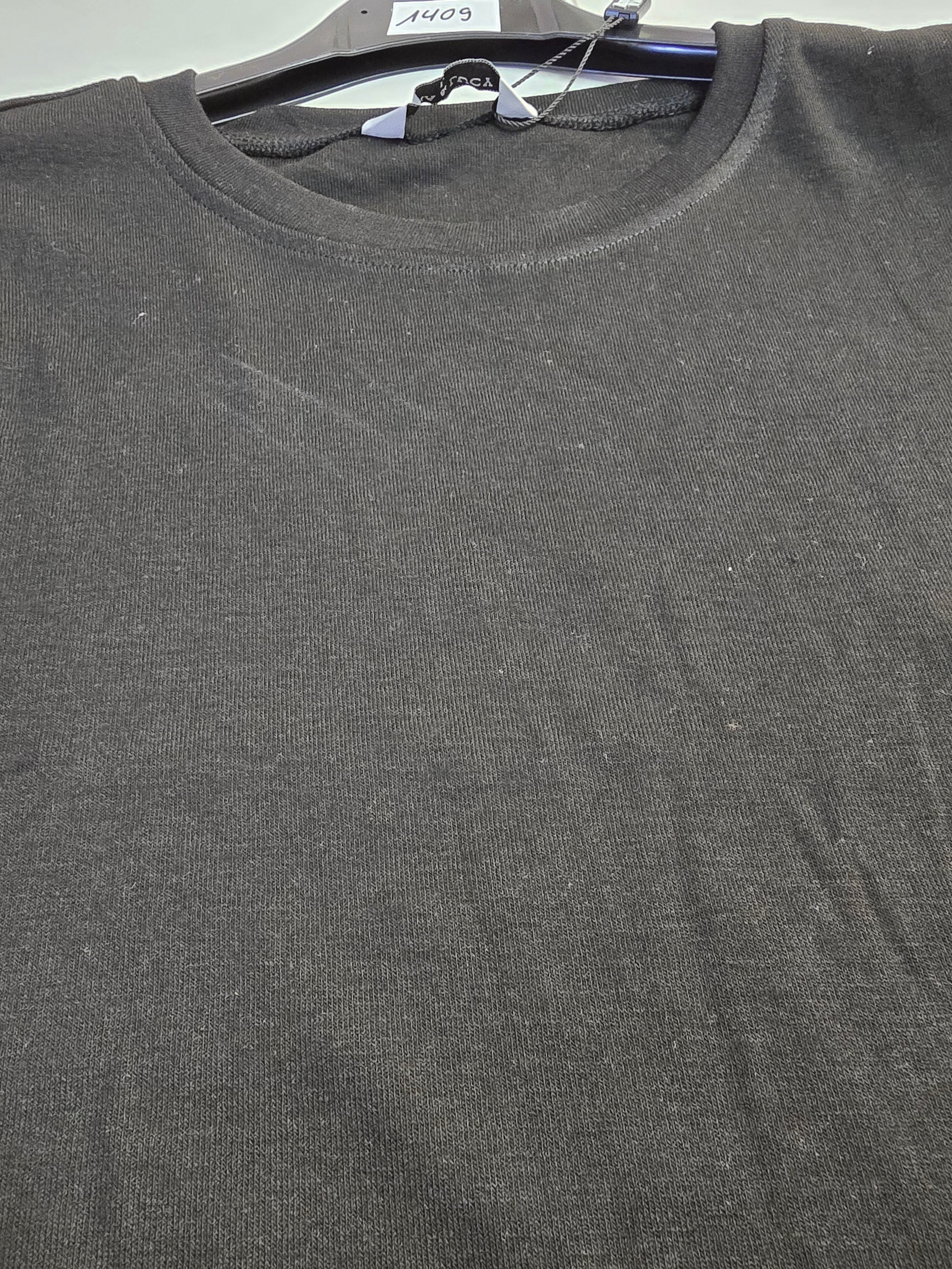 LUCKY DEAL 1409 Basic Cropped Tee - Schwarz - vom Umtausch ausgeschlossen -