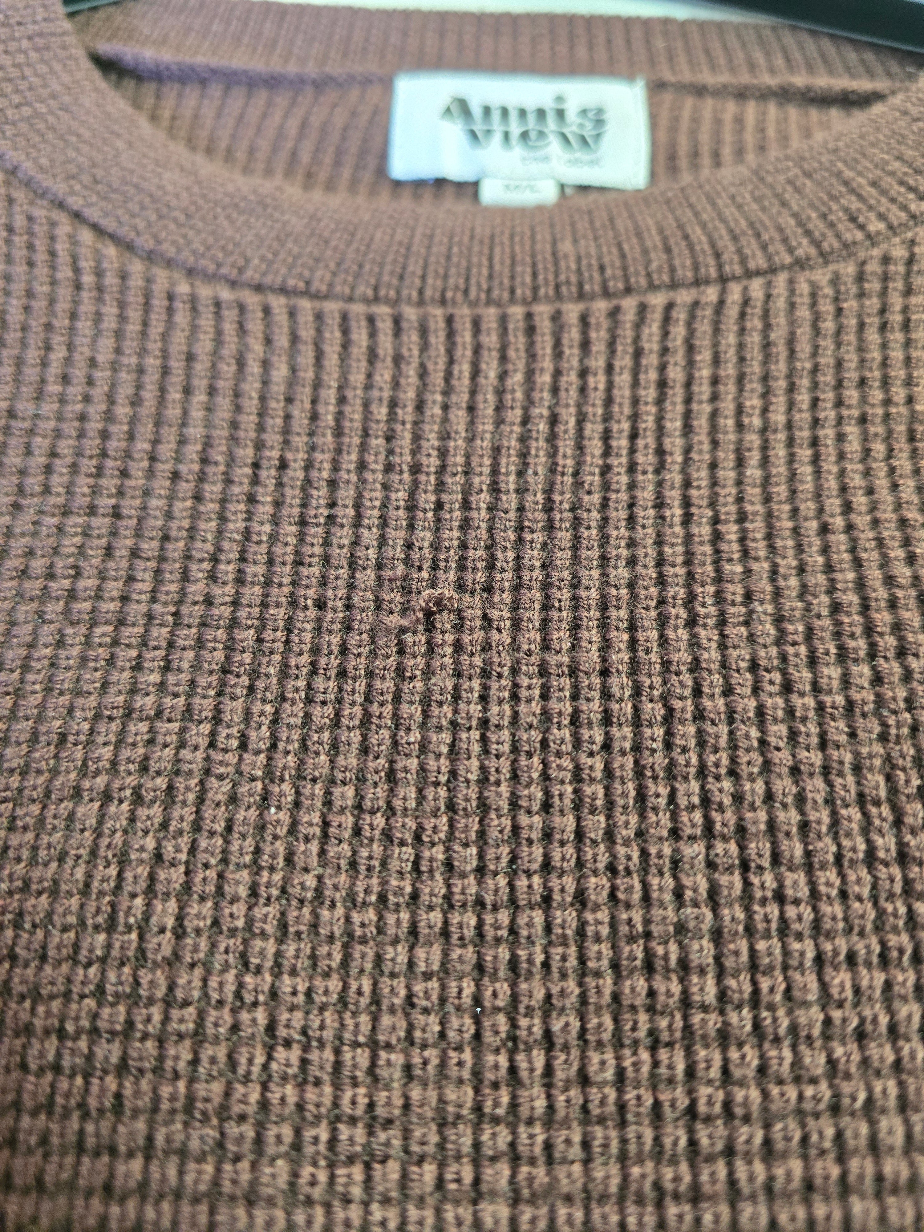 LUCKY DEAL 2099 Clean Tone Sweater - Dunkelbraun - vom Umtausch ausgeschlossen -