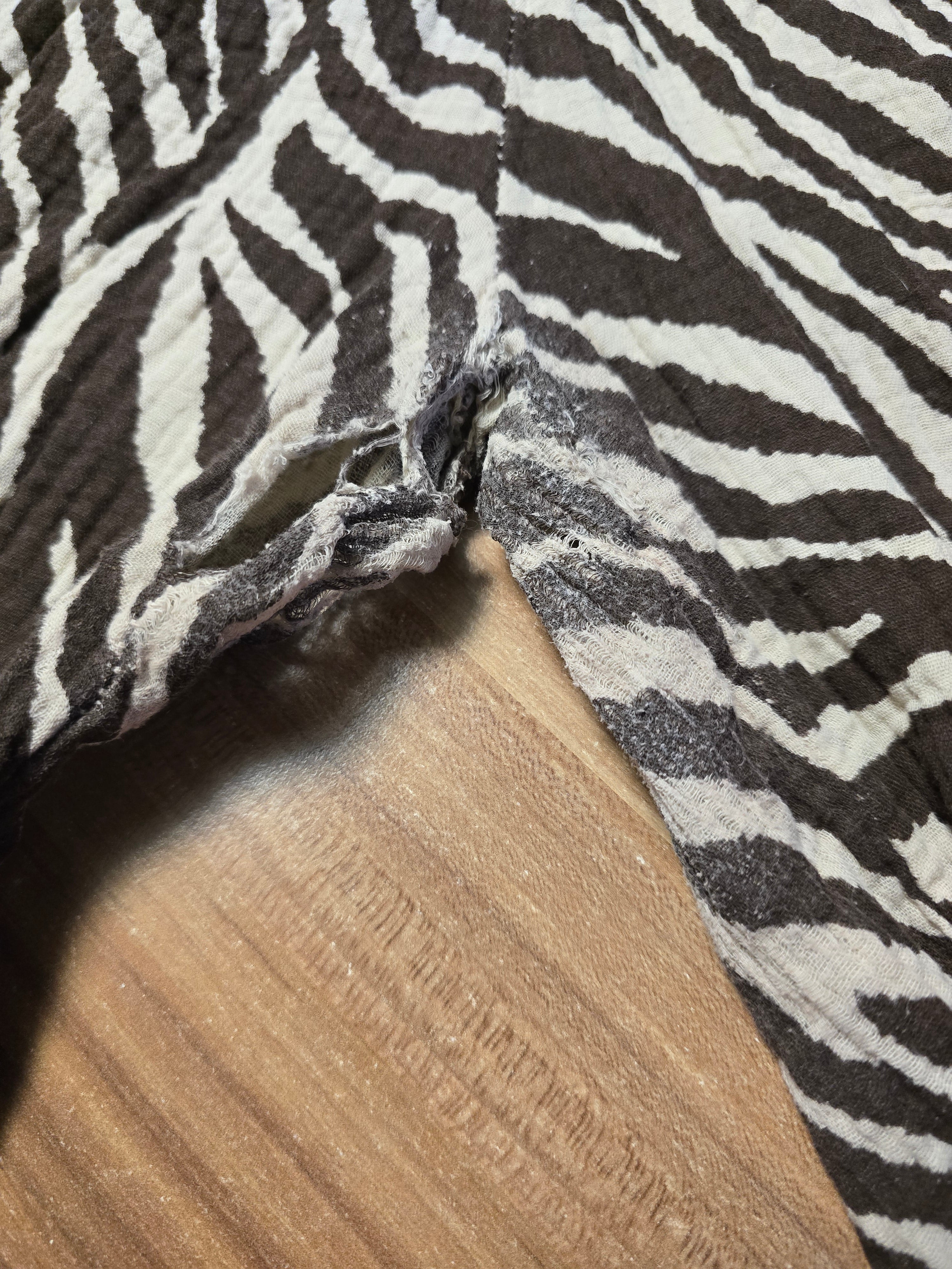 LUCKY DEAL 1661 Musselinhose Zebra - Dunkelbraun - vom Umtausch ausgeschlossen -