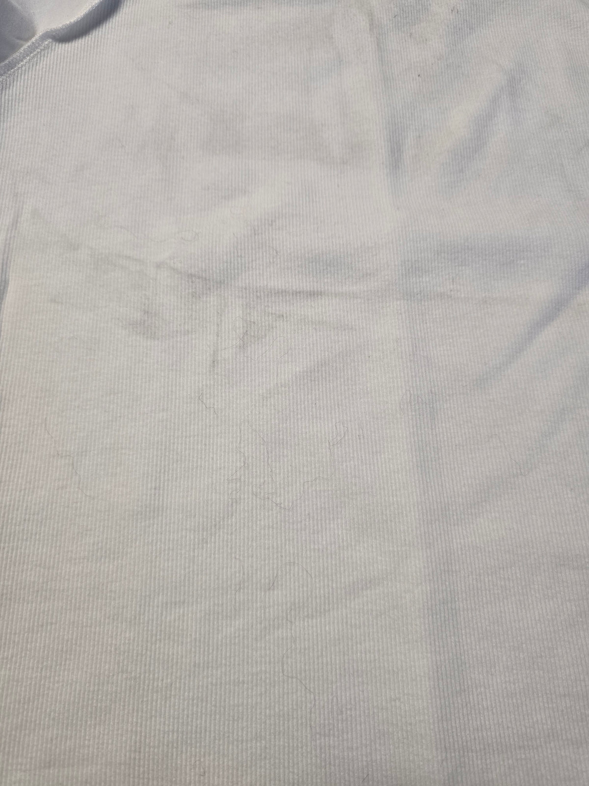 LUCKY DEAL 2298 Soft Ribbed Tee - Weiß -vom Umtausch ausgeschlossen -