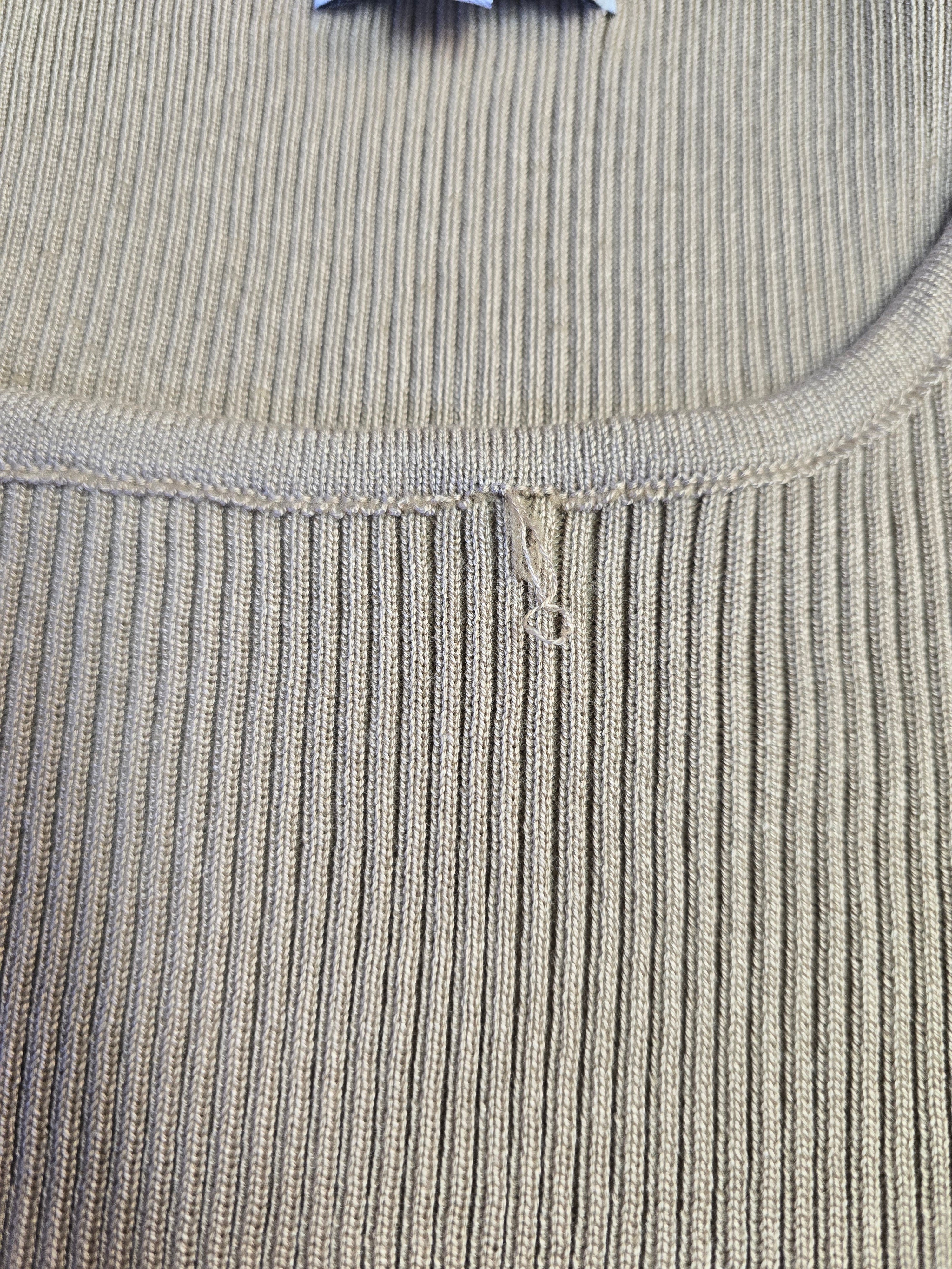 LUCKY DEAL 2291 Soft Ribbed Tanktop - Beige - vom Umtausch ausgeschlossen -