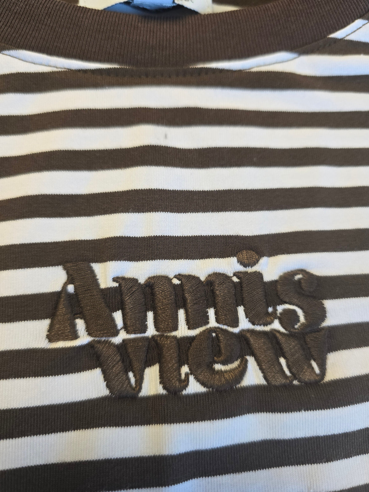 LUCKY DEAL 2306 Oversized Longsleeve Chocolate Stripes - Chocolate - vom Umtausch ausgeschlossen -