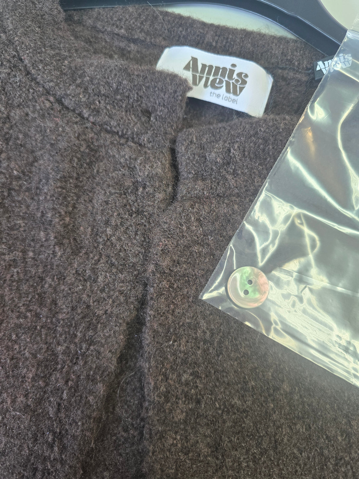 LUCKY DEAL 2372 Moonlit Cardigan - Dunkelbraun - vom Umtausch ausgeschlossen -