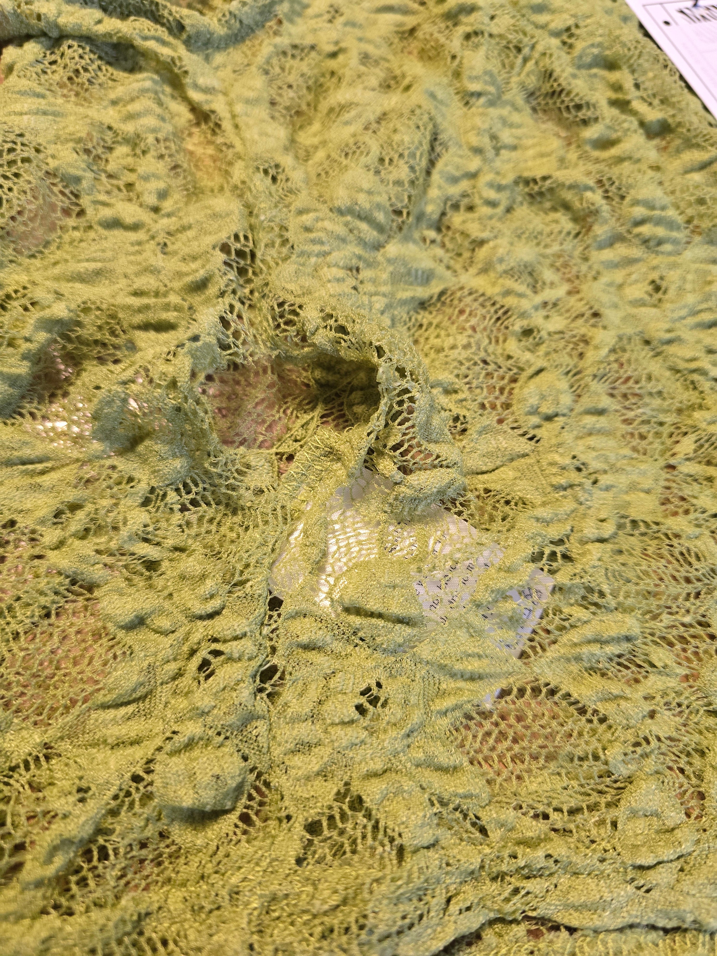 LUCKY DEAL 2068 Dreamtide Spitzen Shirt - Grün - vom Umtausch ausgeschlossen -