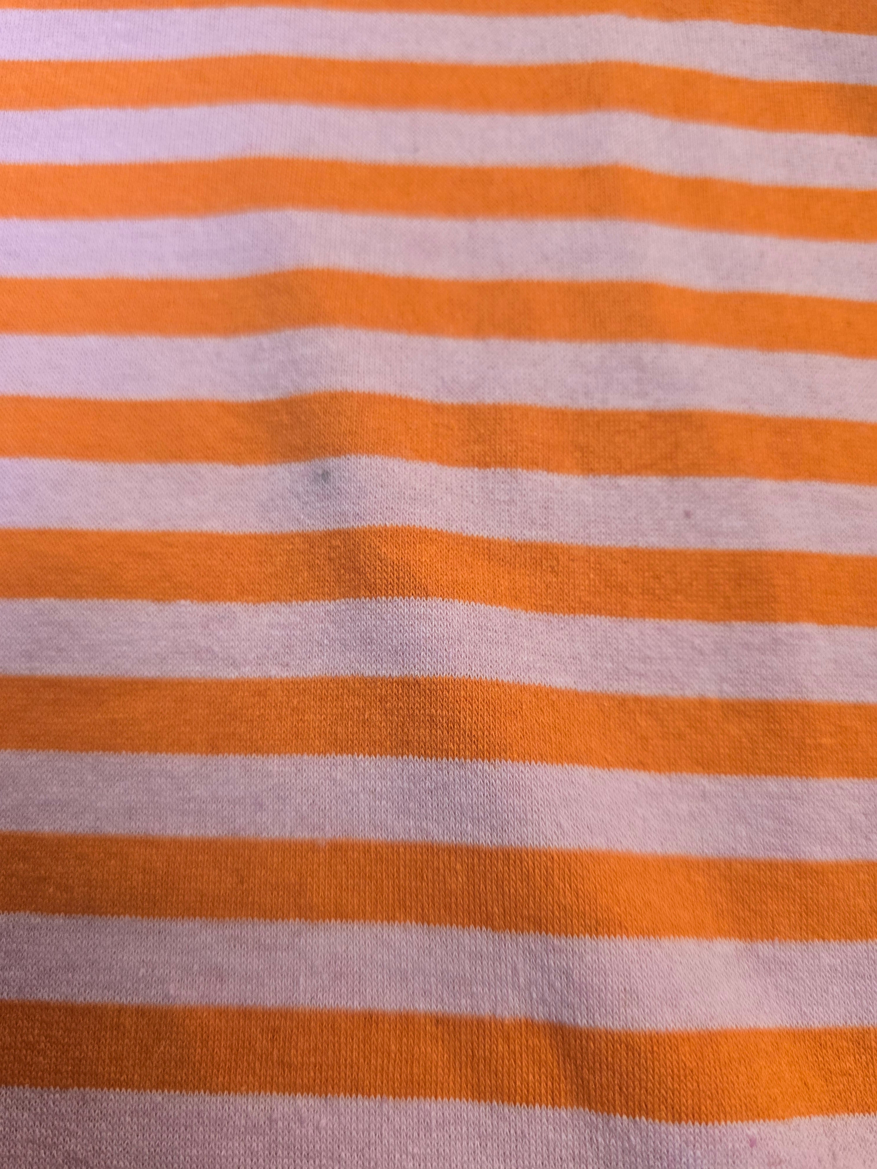 LUCKY DEAL 2258 Cotton Candy Striped Longsleeve - Rosa mit Orange - vom Umtausch ausgeschlossen -