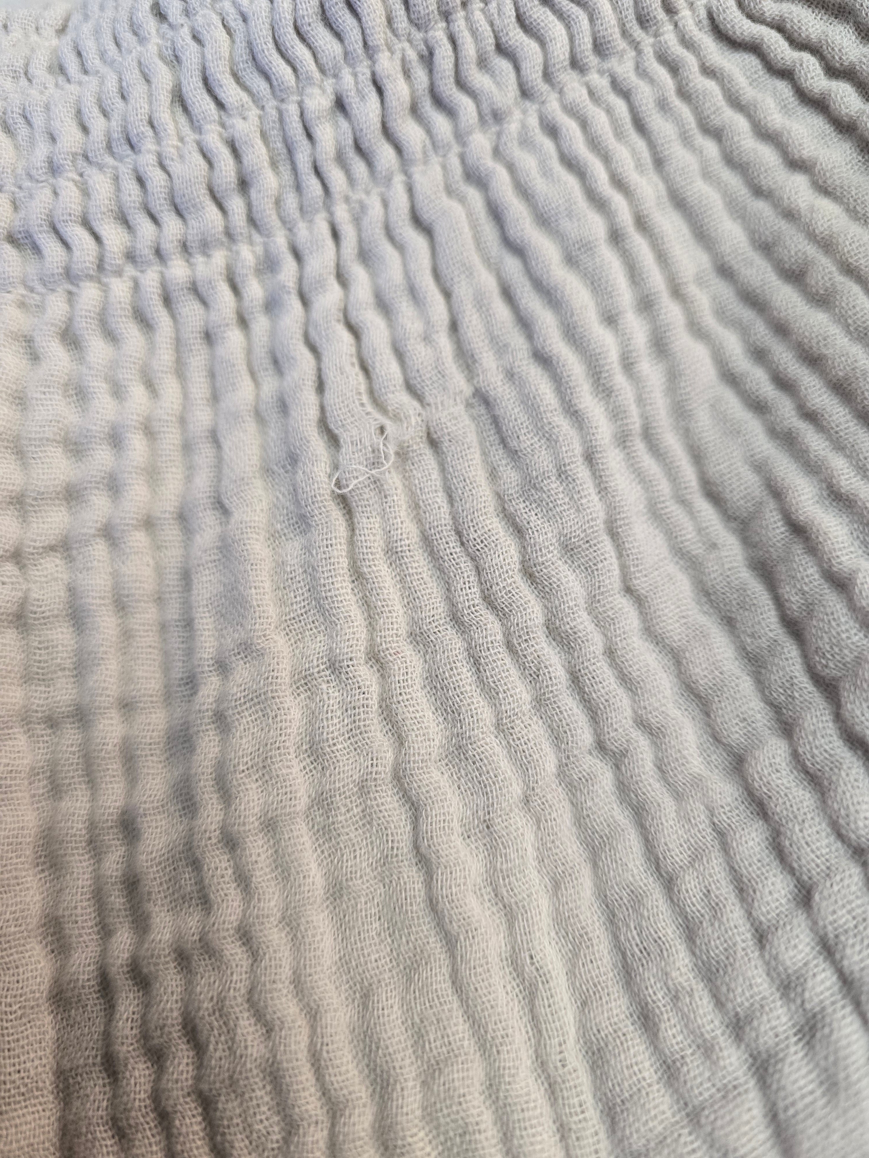 LUCKY DEAL 2293 Cherry Dream Musselin Midikleid - Creme - vom Umtausch ausgeschlossen -