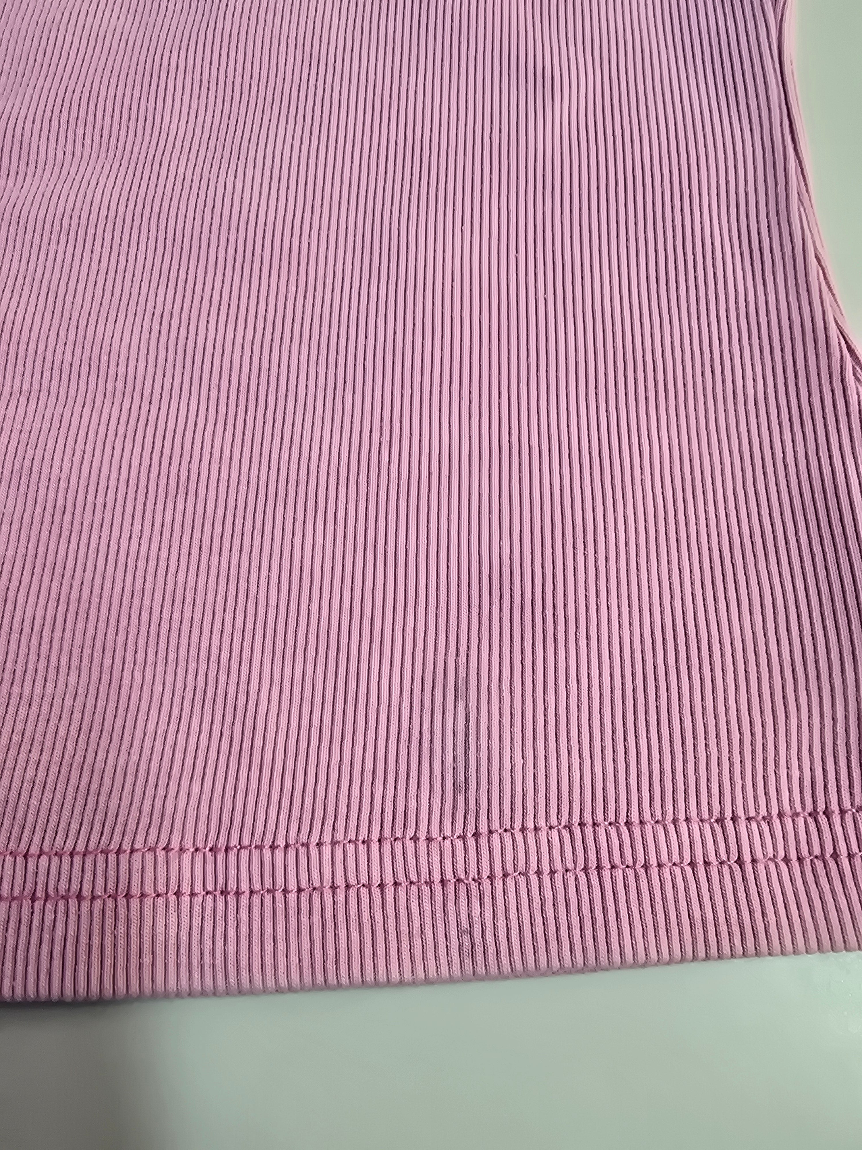 LUCKY DEAL 1389 Urban Ribbed Tanktop - Rosa - vom Umtausch ausgeschlossen -