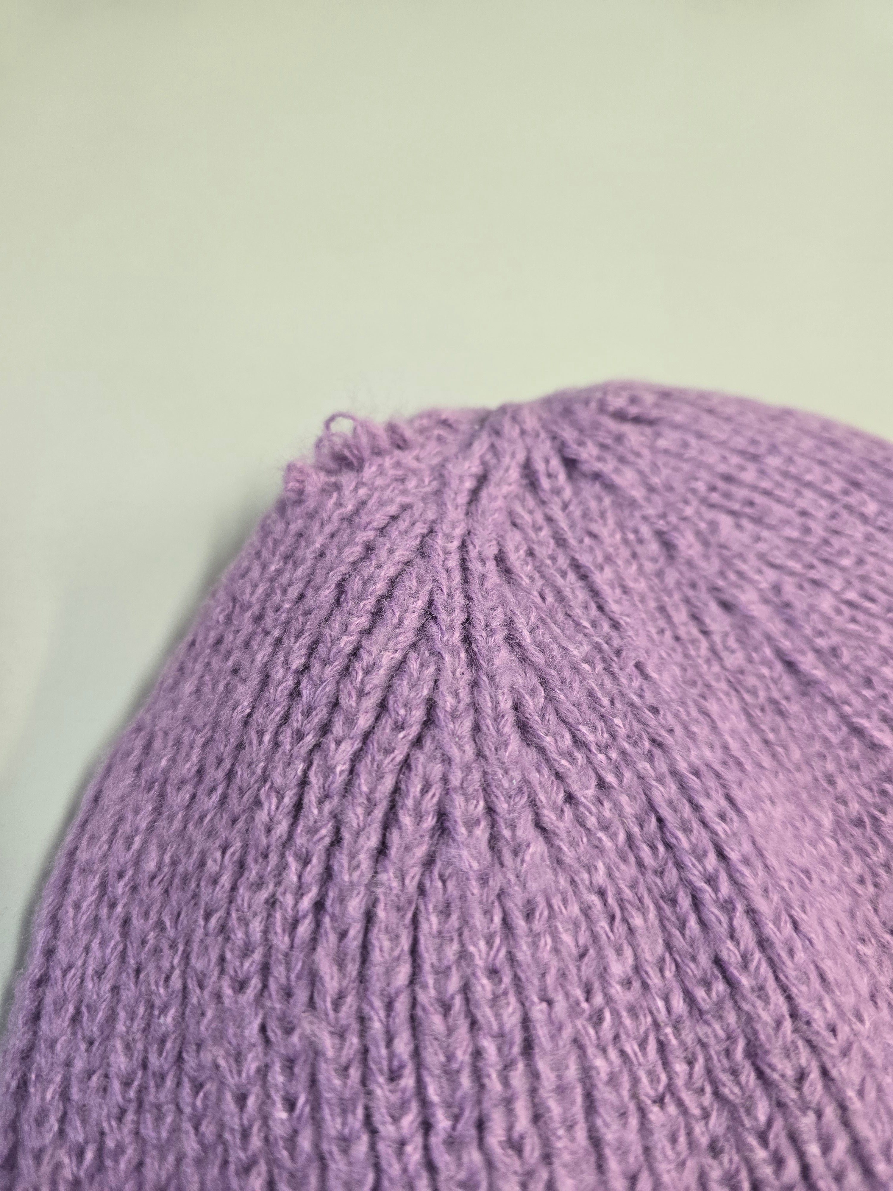 LUCKY DEAL 1980 Color Pop Beanie -Lila mit Rosa -  vom Umtausch ausgeschlossen -