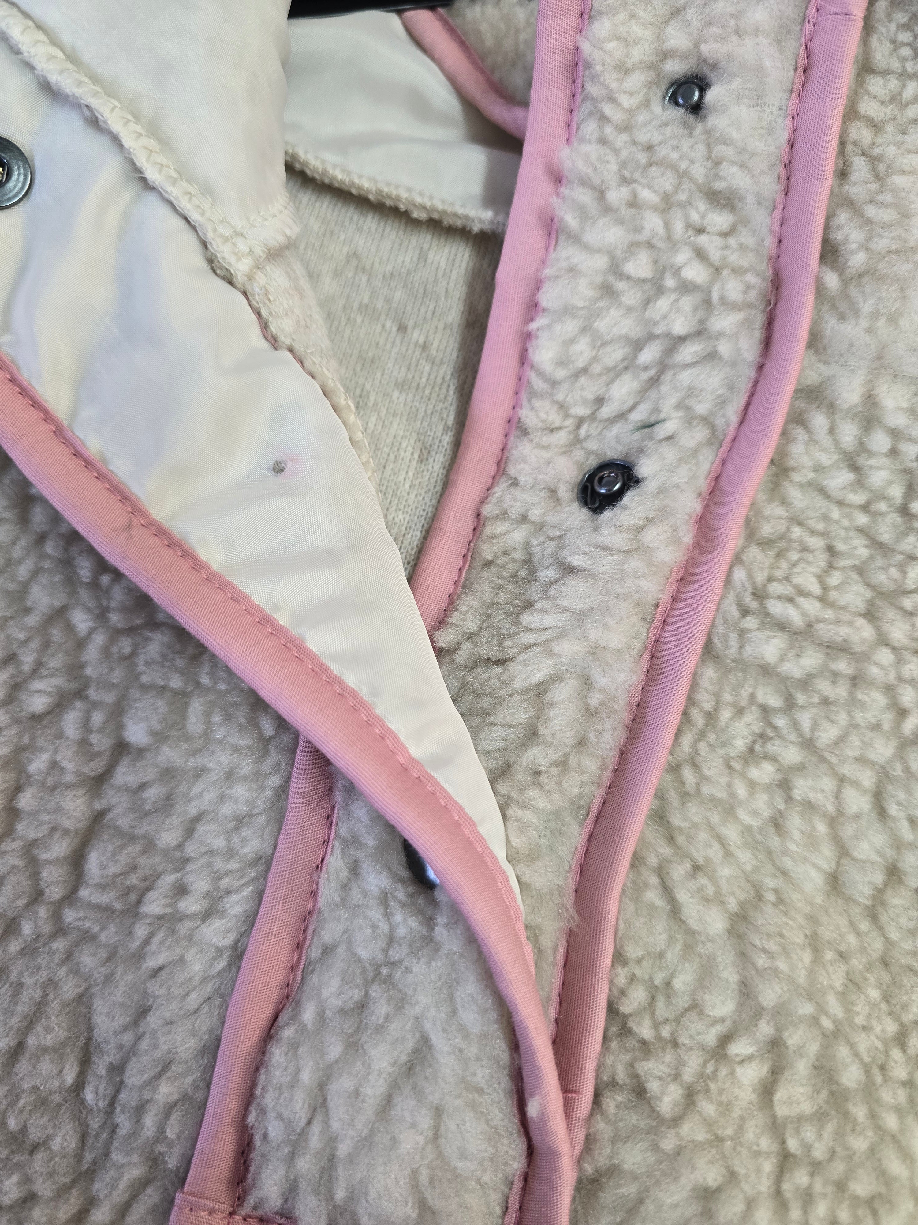 LUCKY DEAL 2012 Snuggle Up Fleece Jacket - Creme mit Rosa - vom Umtausch ausgeschlossen -