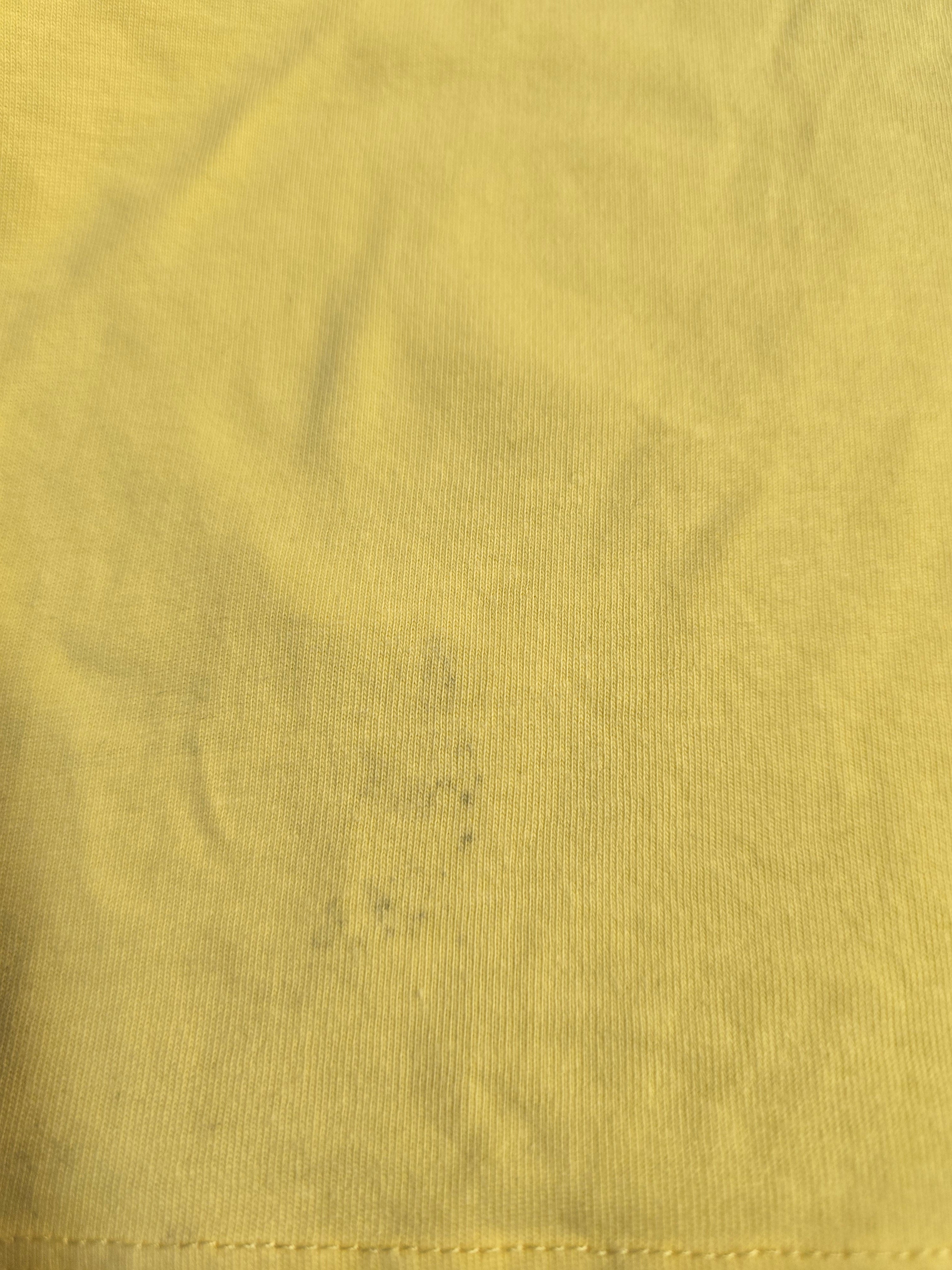 LUCKY DEAL 1724 Slightly Cropped Oversize Tee - Gelb - vom Umtausch ausgeschlossen -