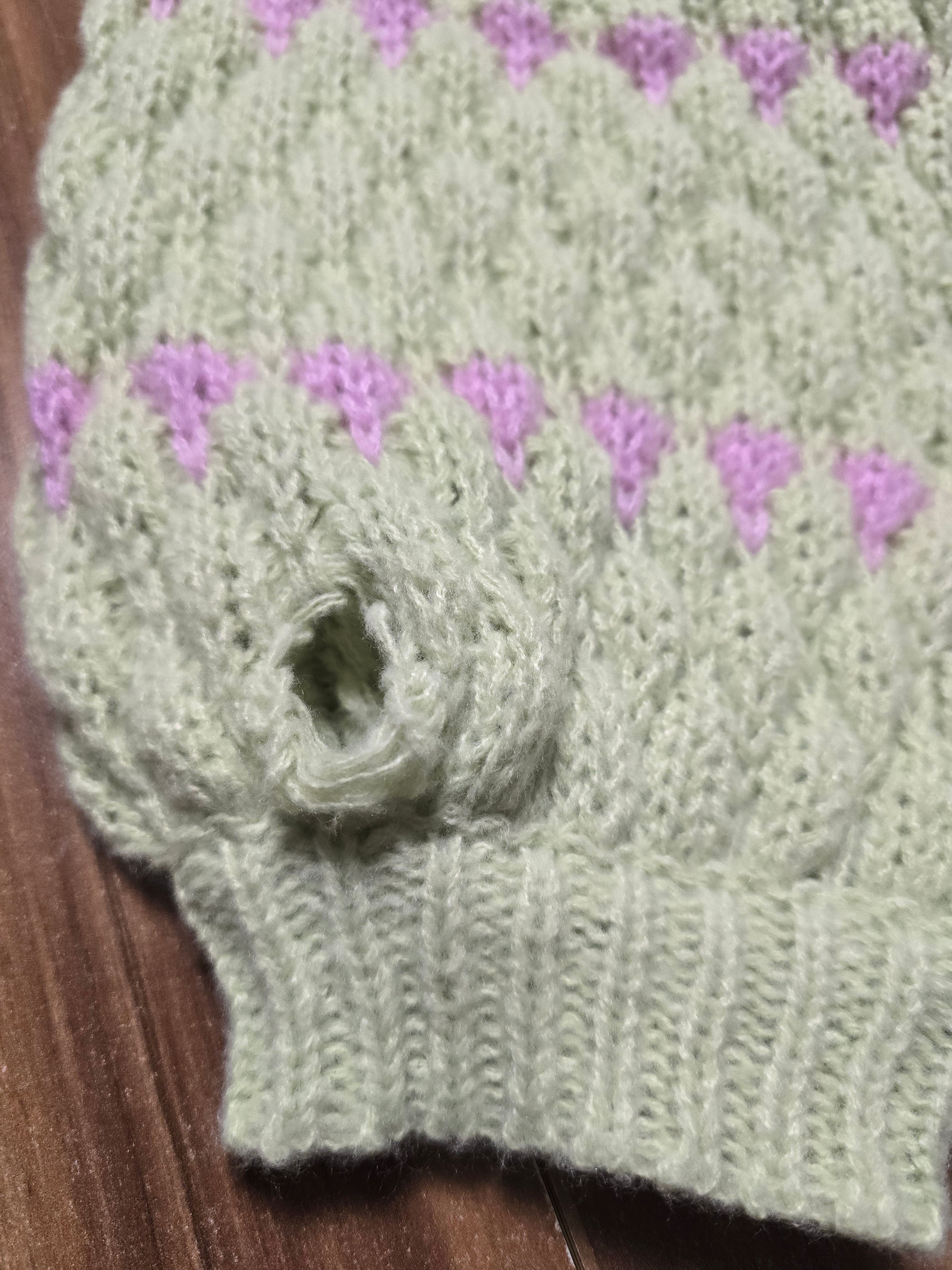 LUCKY DEAL 2137 Butter me up Cute Knit Sweater - Grün - vom Umtausch ausgeschlossen -