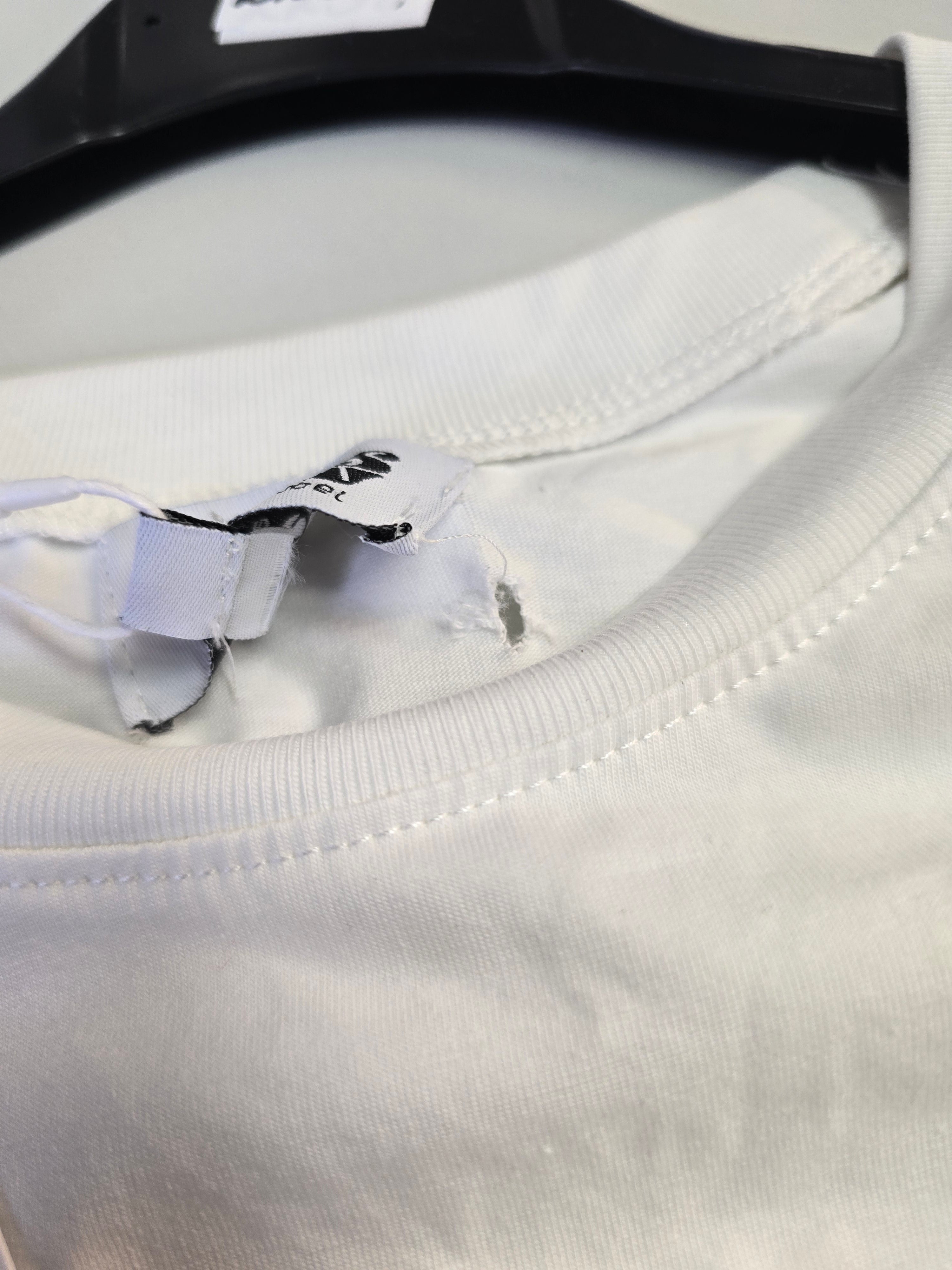 LUCKY DEAL 2265 Blanco Mood Oversized T-Shirt - White - vom Umtausch ausgeschlossen -