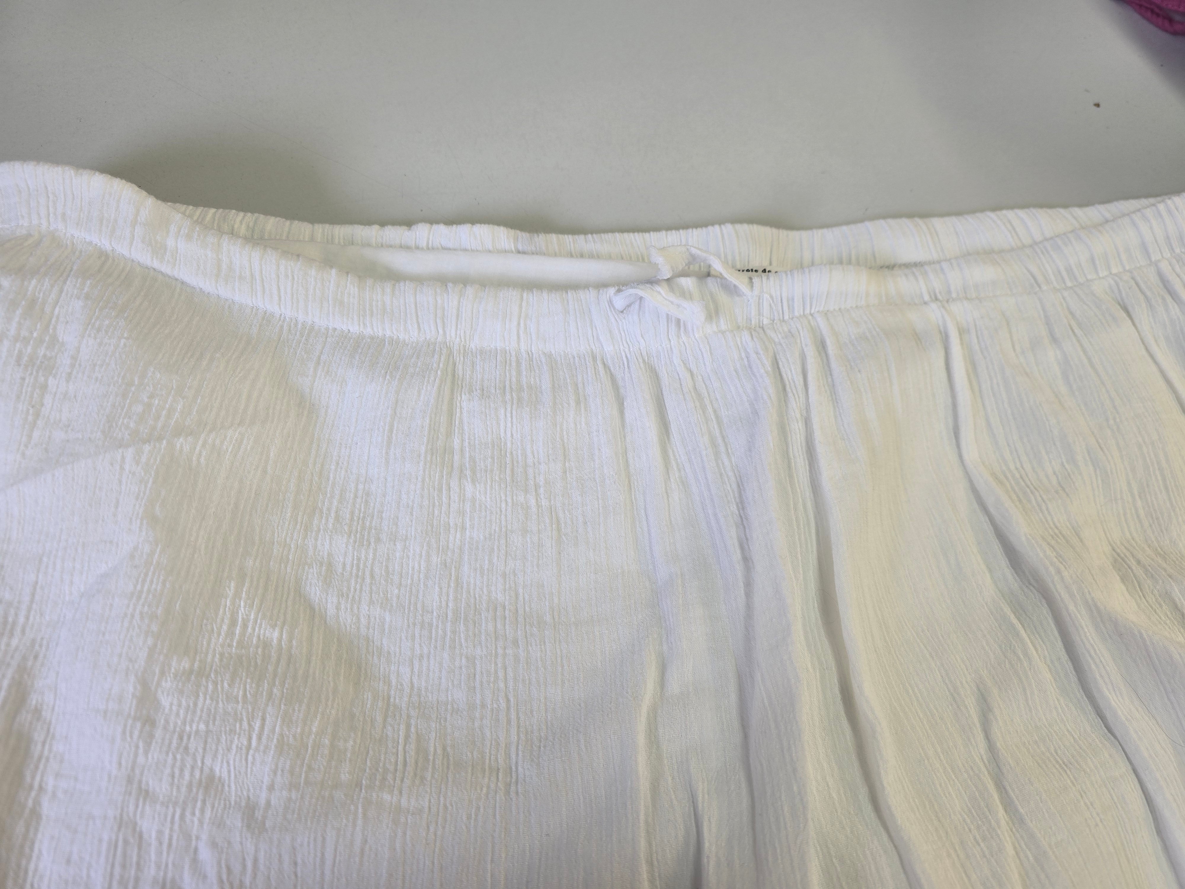 LUCKY DEAL 2263 All White Cotton Skort - Weiß - vom Umtausch ausgeschlossen -