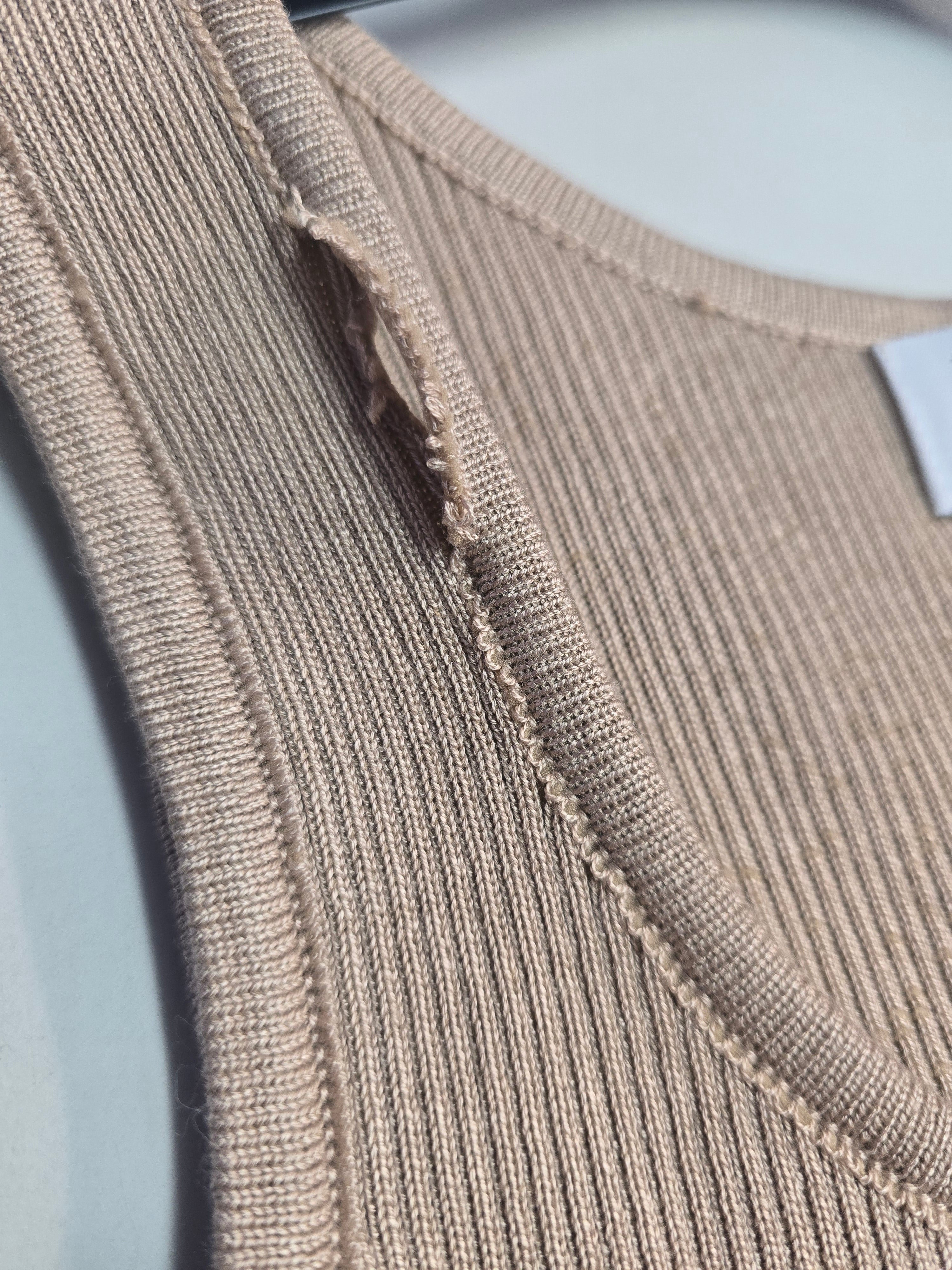 LUCKY DEAL 2280 Soft Ribbed Tanktop - Beige - vom Umtausch ausgeschlossen -
